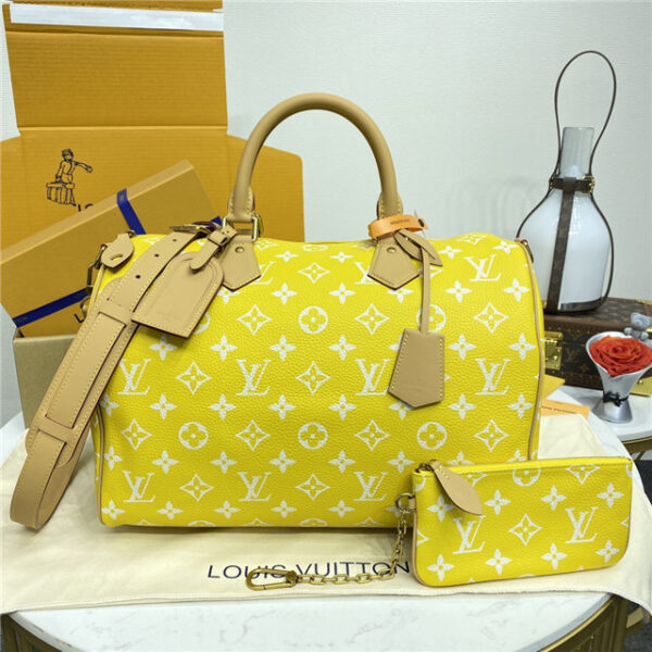 Louis Vuitton Speedy P9 Bandouliere 40 M24419 Yellow
