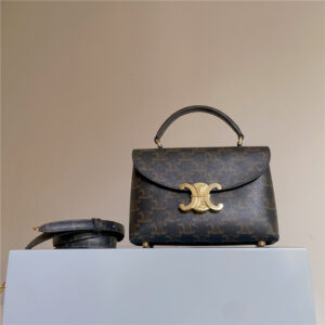 Celine Teen Nino Bag 118112 Tan Triomphe Canvas