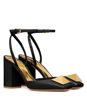 Valentino Womens One Stud Pump In Patent Leather 90MM