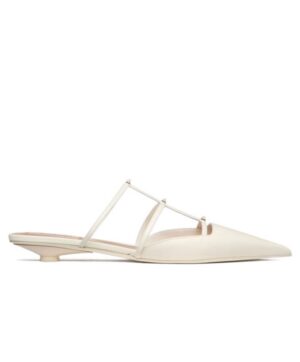 Valentino Womens Rockstud Wispy Calfskin Mule 20MM