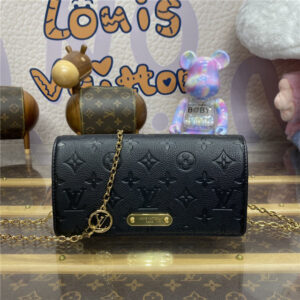 Louis Vuitton Wallet On Chain Lily M46919 Black